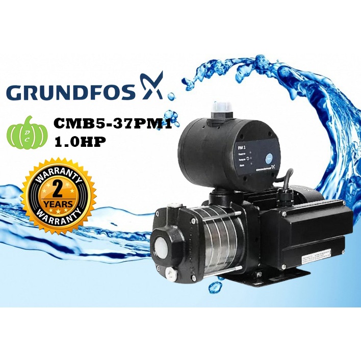 Grundfos Home Water Pressure Booster Pump CMB5-37PM1 | Shopee Malaysia