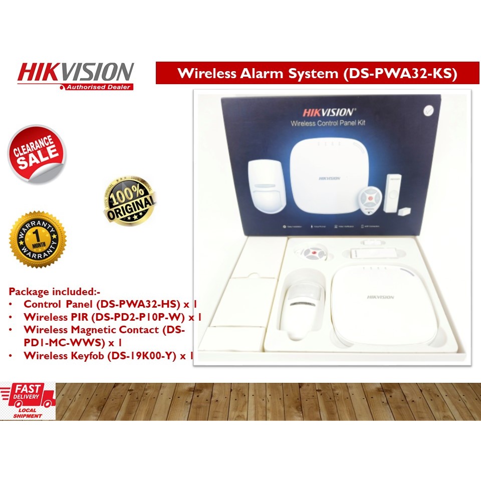 HIKVISION Wireless Alarm System (DSPWA32KS) WIFI Wireless Alarm