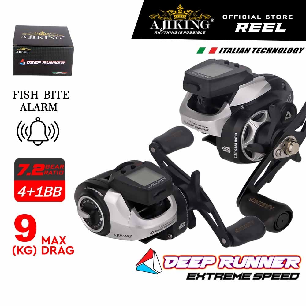 6.3:1 Digital Fishing Reel With Accurate Line Counter Baitcasting Reel Hot  Sale