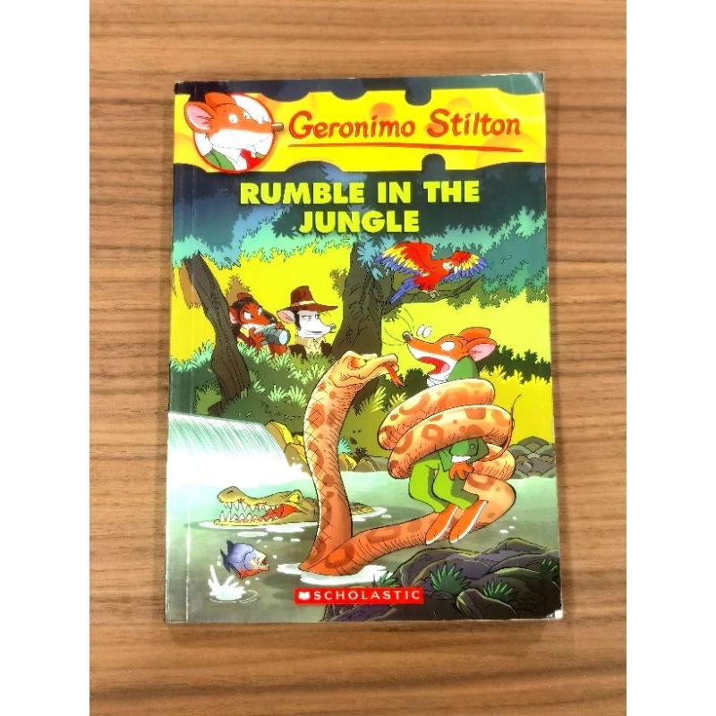 Geronimo Stilton Rumble In The Jungle Children Story Book | Shopee Malaysia