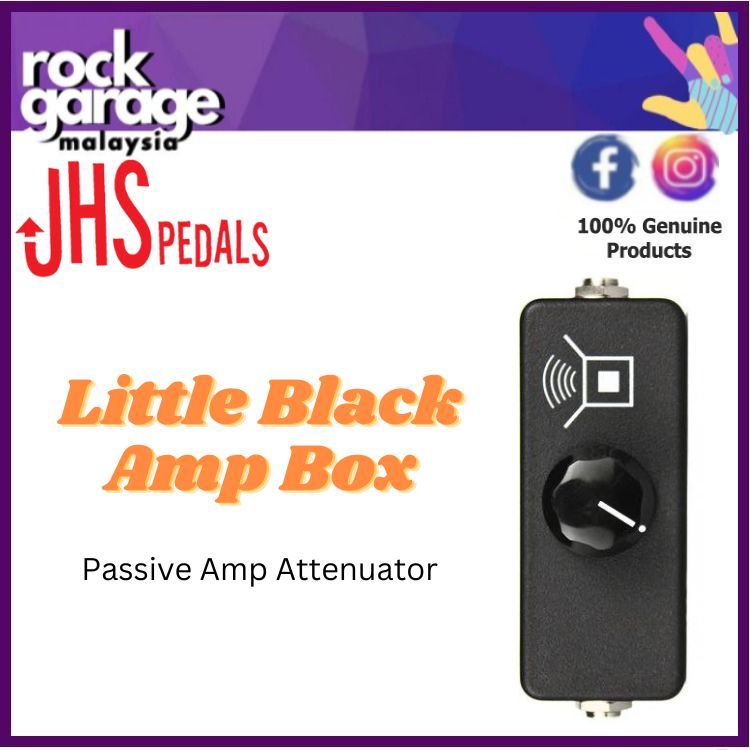 JHS Little Black Amp Box Passive Amp Attenuator Shopee Malaysia