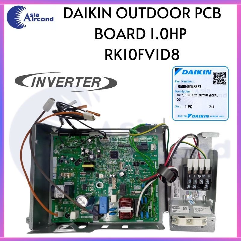 DAIKIN 1.0HP OUTDOOR PCB BOARD 【RK10FV1D8 】( R50049043257 ) | Shopee