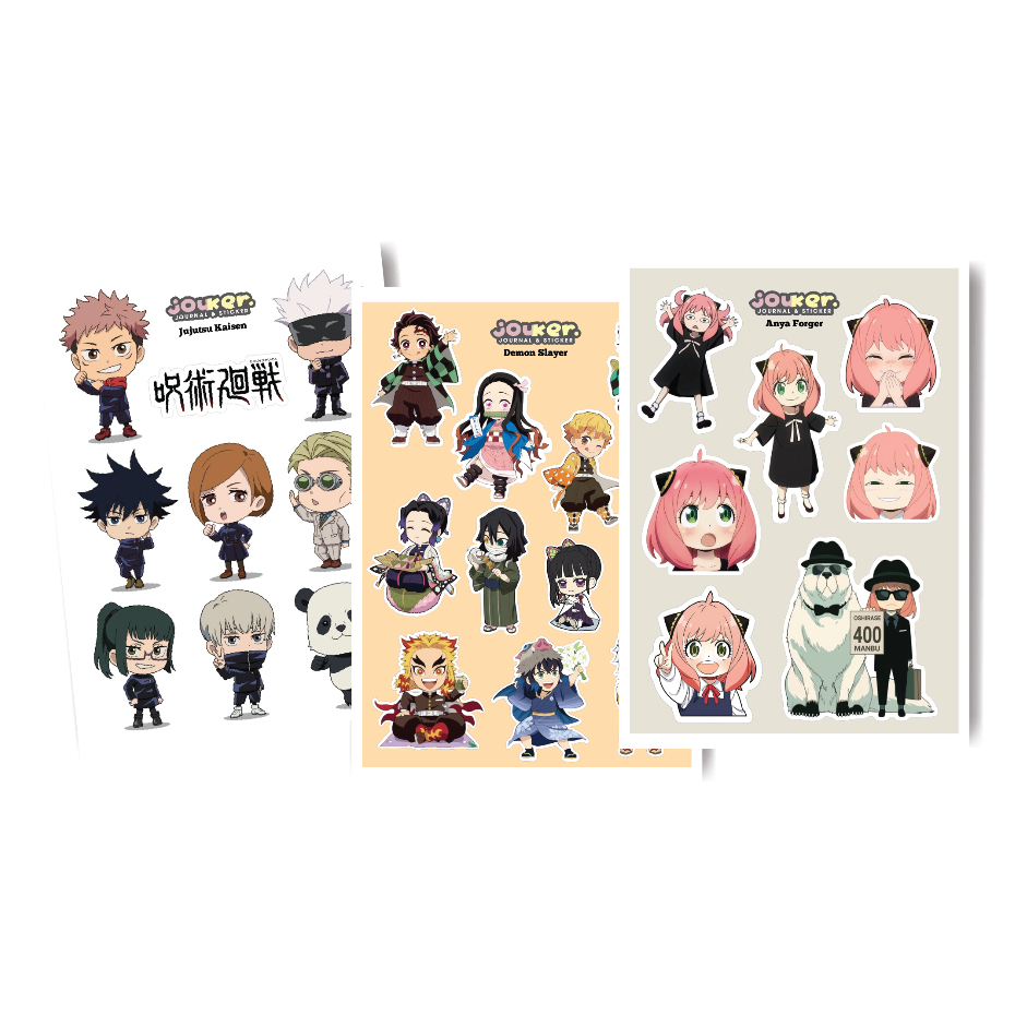 Anime Sticker / Jujutsu Kaisen Sticker / Demon Slayer Sticker ...