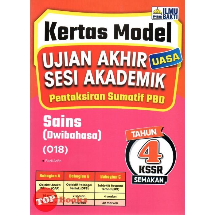 [TOPBOOKS Ilmu Bakti] Kertas Model UASA Pentaksiran Sumatif PBD Sains ...