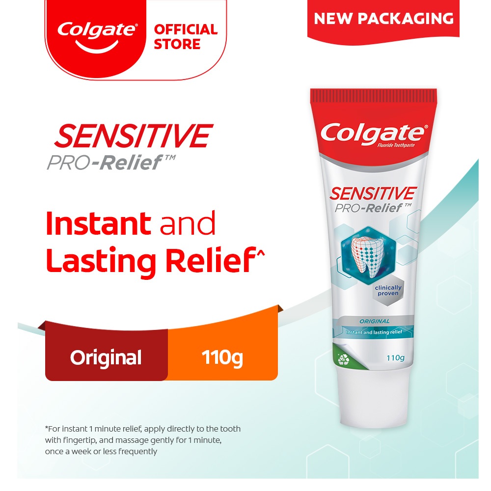 Colgate Sensitive Pro Relief Original Toothpaste 110g Shopee Malaysia