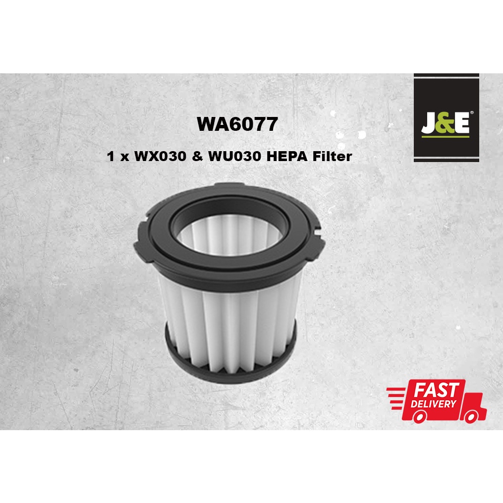 J E WORX WU030 WX030 WA6077 HEPA Filter for the WORX WX030 Compact