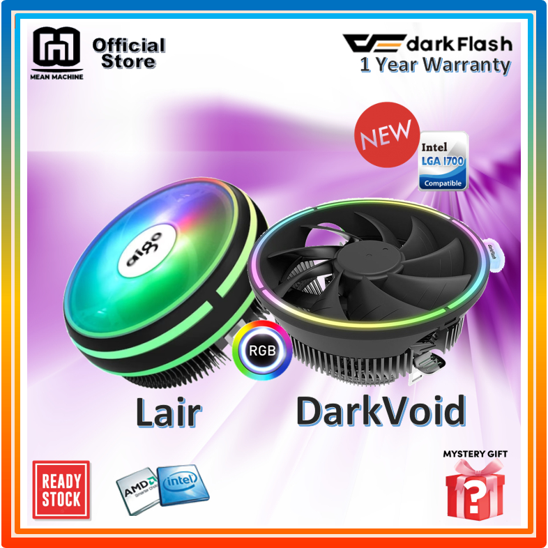 Aigo Darkflash Lair Darkvoid Rpm W Tdp Amd Intel Rgb Cpu Cooler