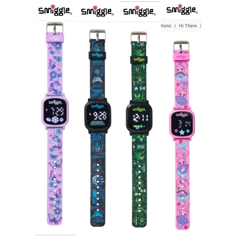 Smiggle Hi There Light Up Digital Watch Shopee Malaysia