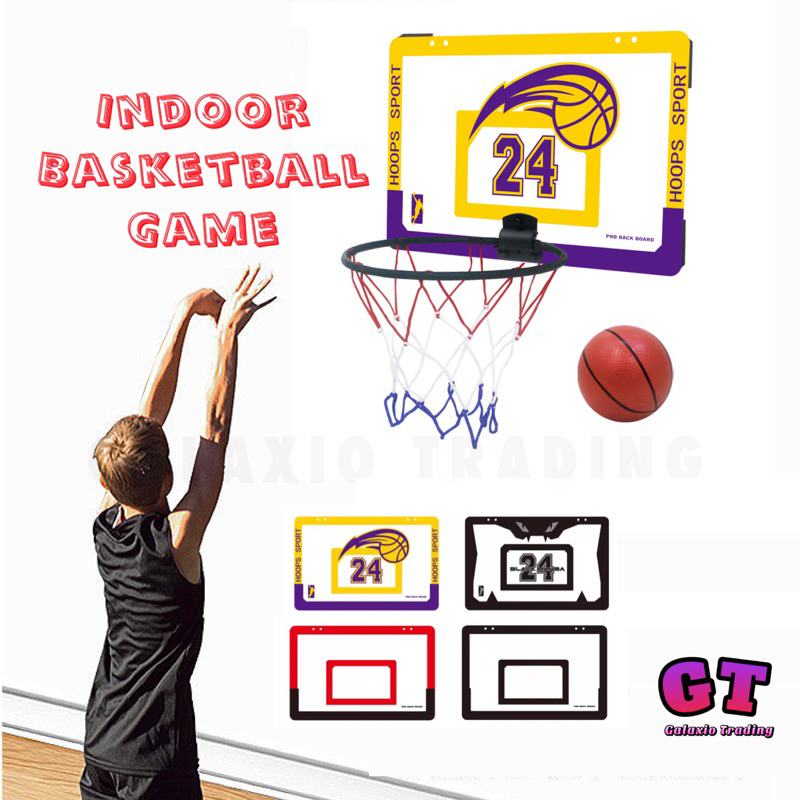 ⚡️READY STOCK⚡️GT Kid Indoor Basketball Game Portable Ball Mini