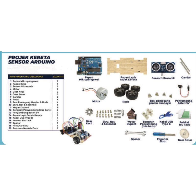 Projek Kereta Sensor Arduino Tahun 6 - Reka Bentuk & Teknologi - KSSR ...