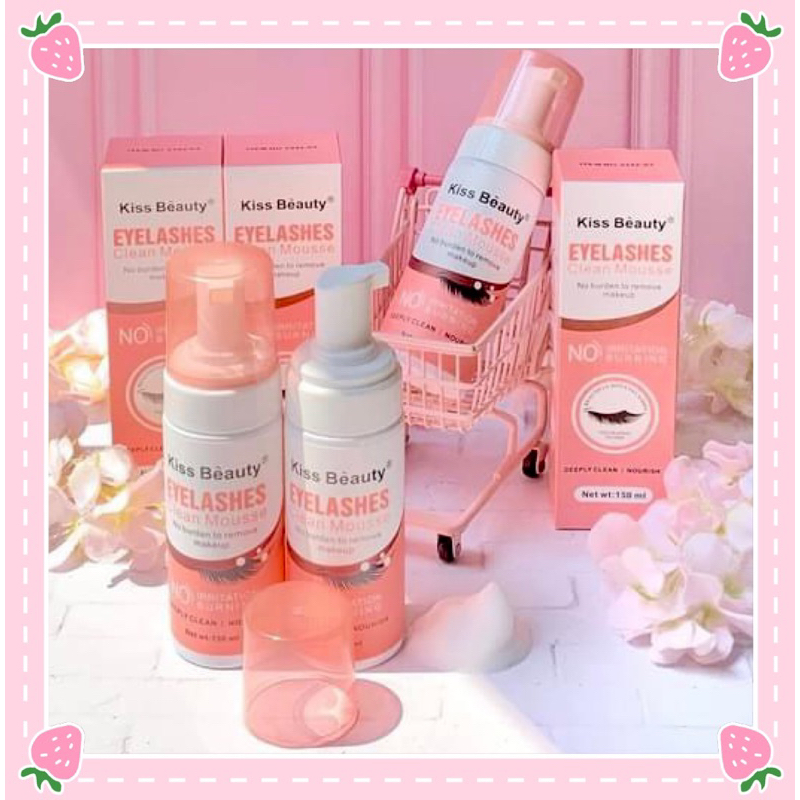 EYELASHES CLEAN MOUSSE by KISS BEAUTY 💯 NO HEAT BURNING SENSATION 😍 ...