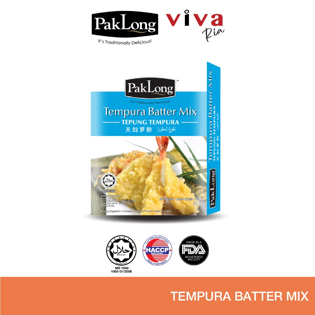 Paklong Tempura Batter Mix Tepung Tempura Halal 200g Shopee Malaysia