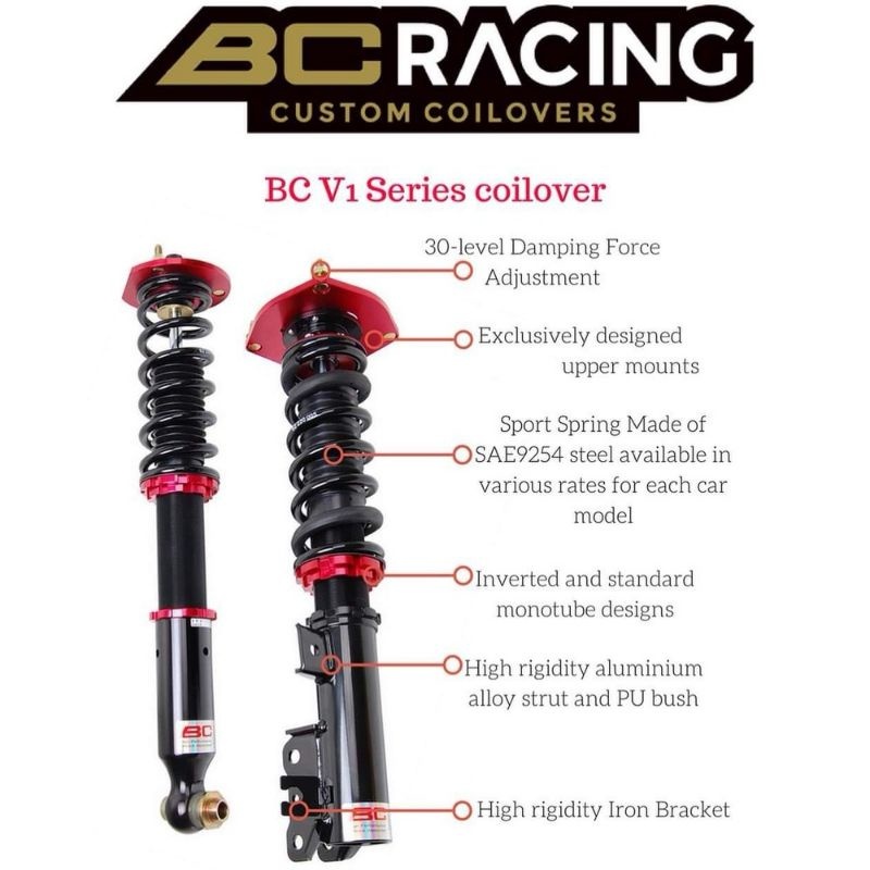 PROTON X50 - BC Racing V1 Series Adjustable Absorber HILOW SOFT HARD ...