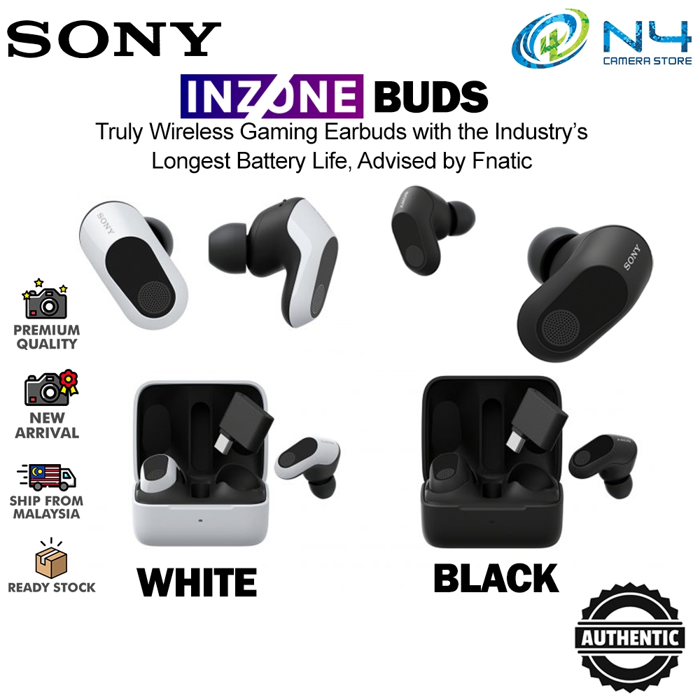 Sony INZONE Buds WFG700N Bluetooth Wireless Noise Cancelling Gaming