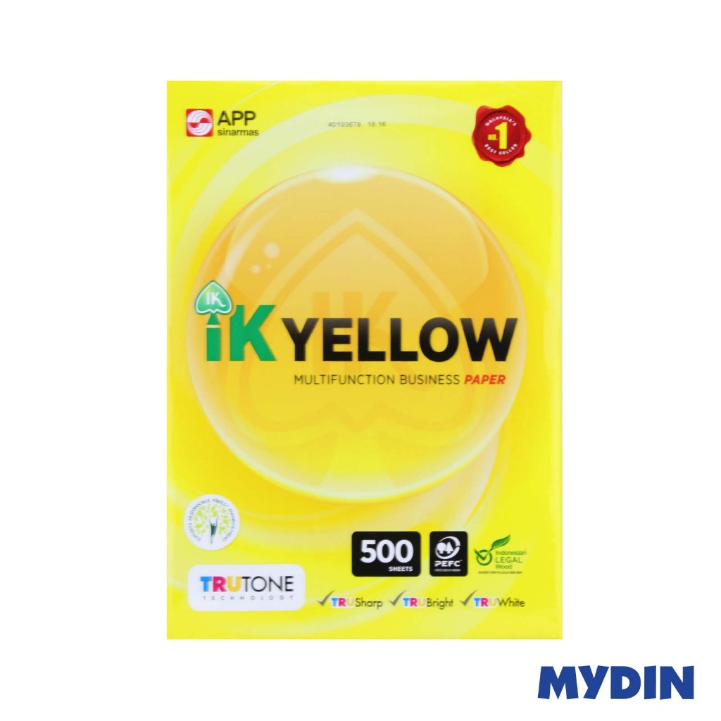 IK Yellow Copier Paper A4 (80gsm x 500's) | Shopee Malaysia