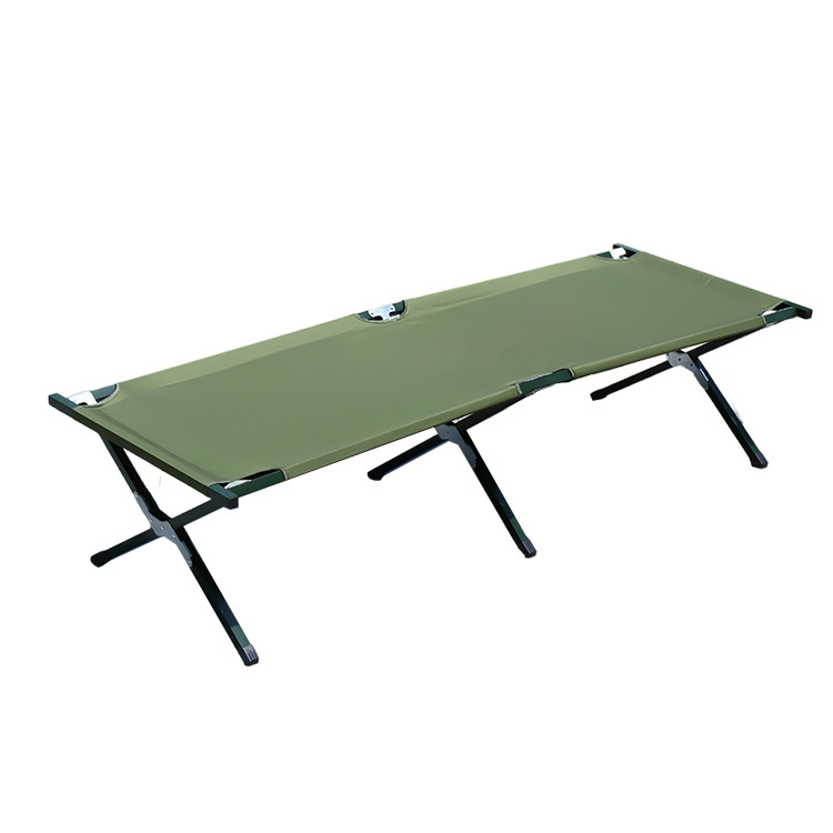 Aluminium Folding Camping Bed Army Style Green Camp Cot Bed Strong