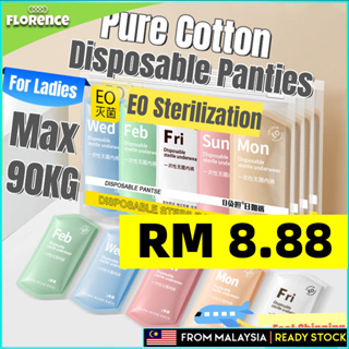 1pcs) Disposable Panty Breathable Cotton Panty Seluar Dalam Ibu Mengandung  Pakai Buang