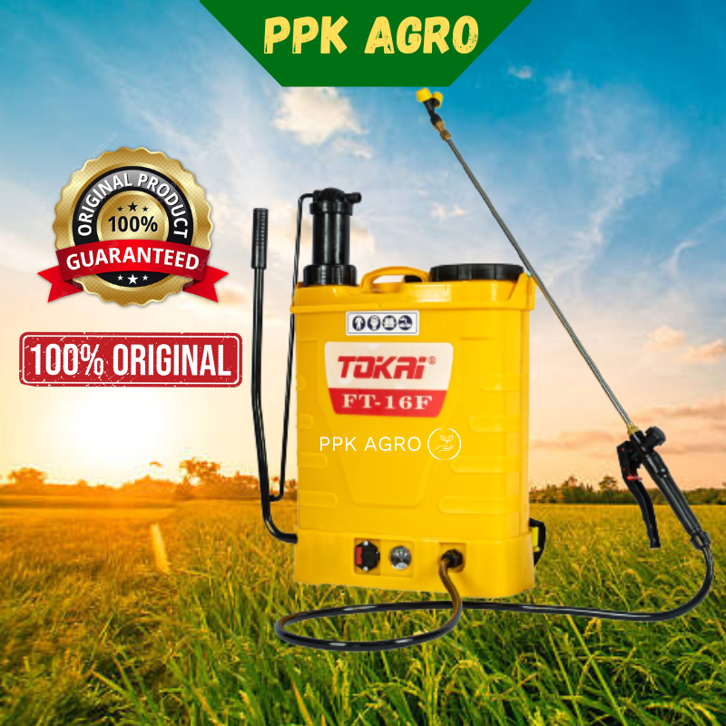 TOKAI Pam Racun Bateri 2in1(16L) BATTERY/MANUAL Portable Rechargeable ...