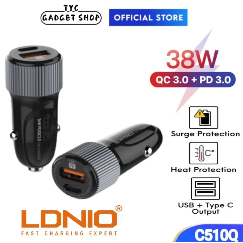 Budi Caricatore Da Auto PD+QC3.0 48W – Ricarica Rapida Intelligente Con Display LED E Guscio In Alluminio