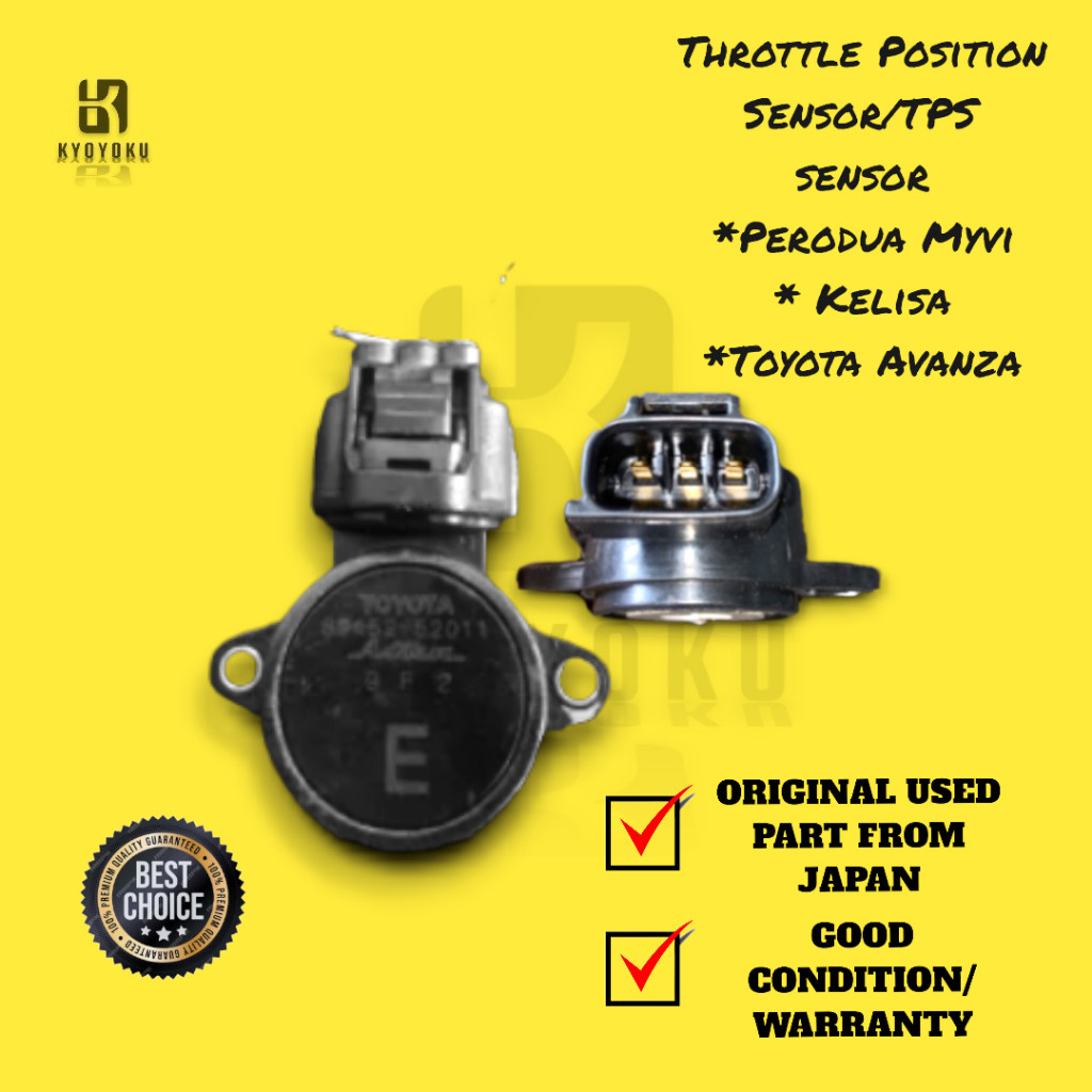 KYOYOKU Throttle Position SensorTPS sensor Perodua Myvi, Kelisa, Toyota Avanza Throttle