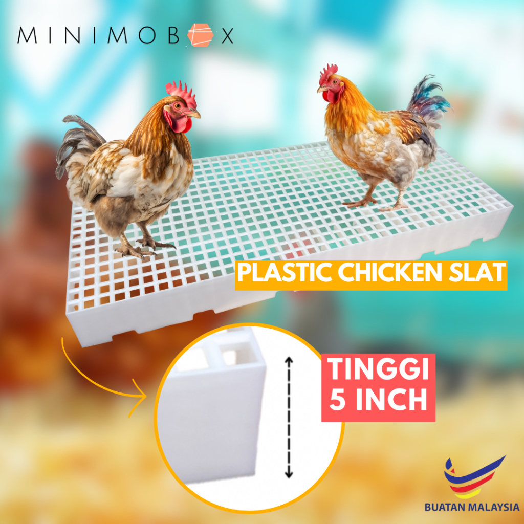 Chicken Slat/ Slat Plastik Tinggi 5 inch/ Plastic Chicken Slat/ Poultry