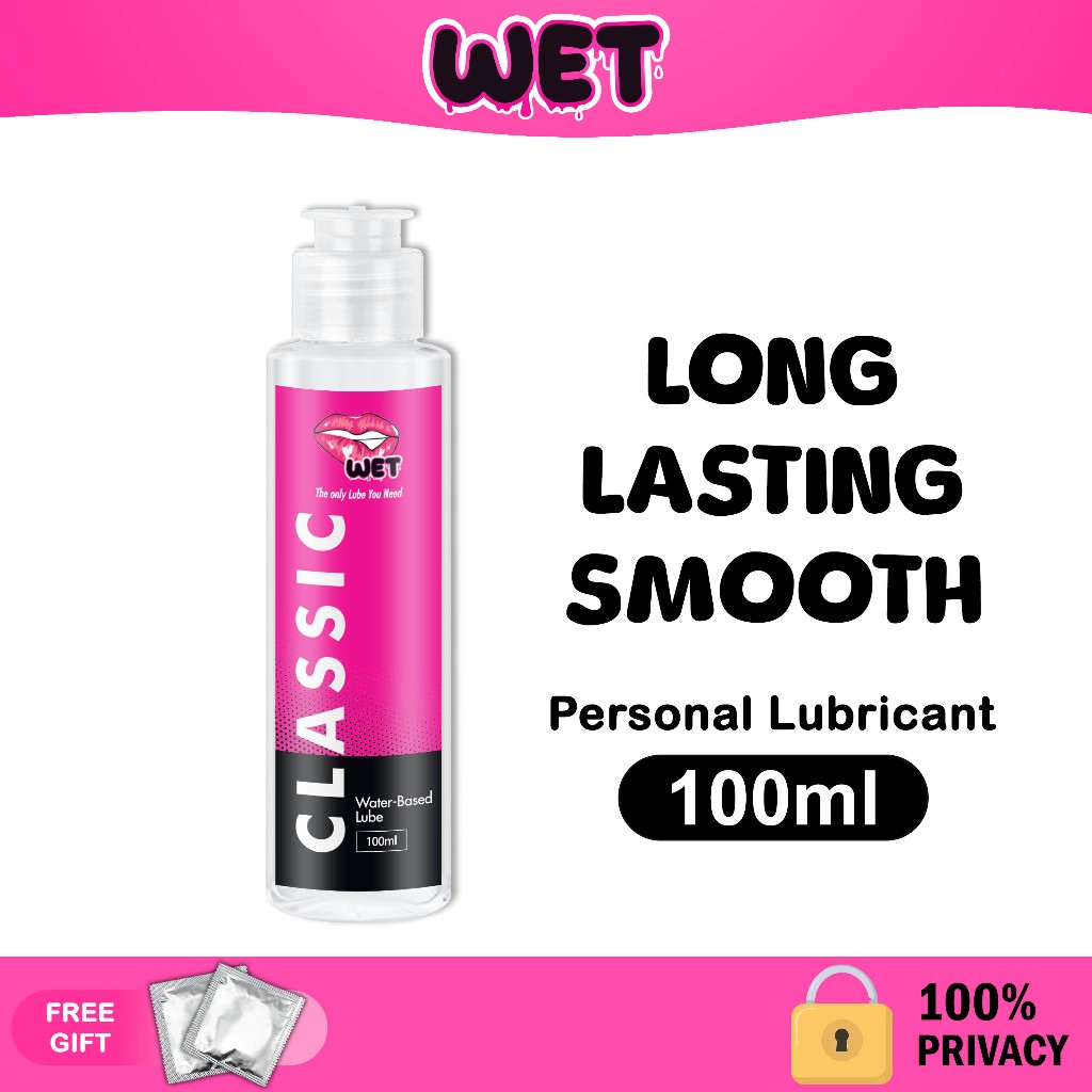 [ EXTRA SMOOTH ] WET CLASSIC 100ML Adult Personal Lubricant Gel Water ...