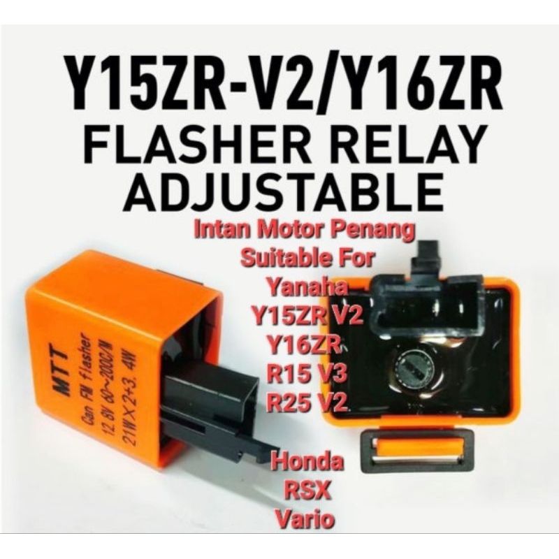 MITRA TECH LED SIGNAL CONDENSER FLASHER RELAY ADJUSTABLE PNP YAMAHA ...