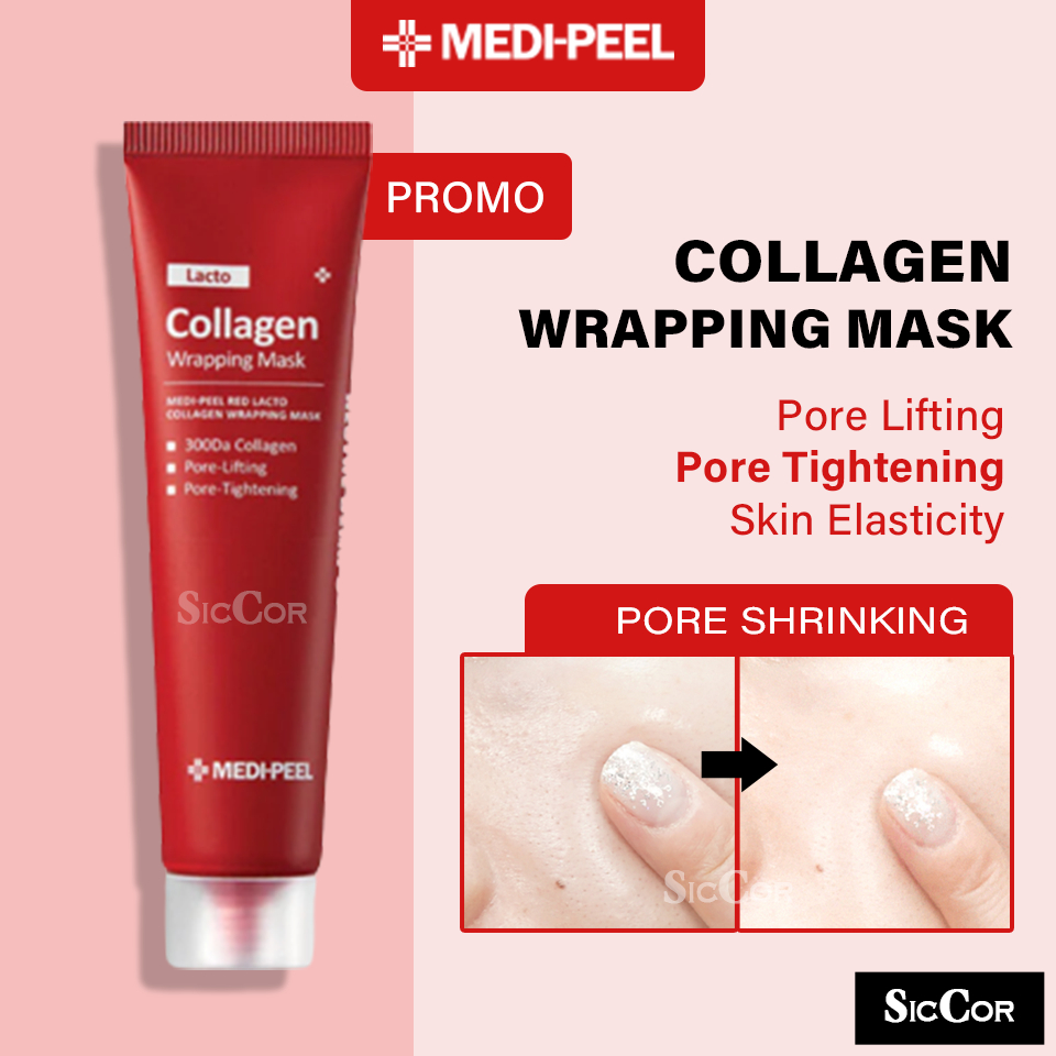 MediPeel Red Lacto Collagen Wrapping Mask Pore Shrinking Lifting ...