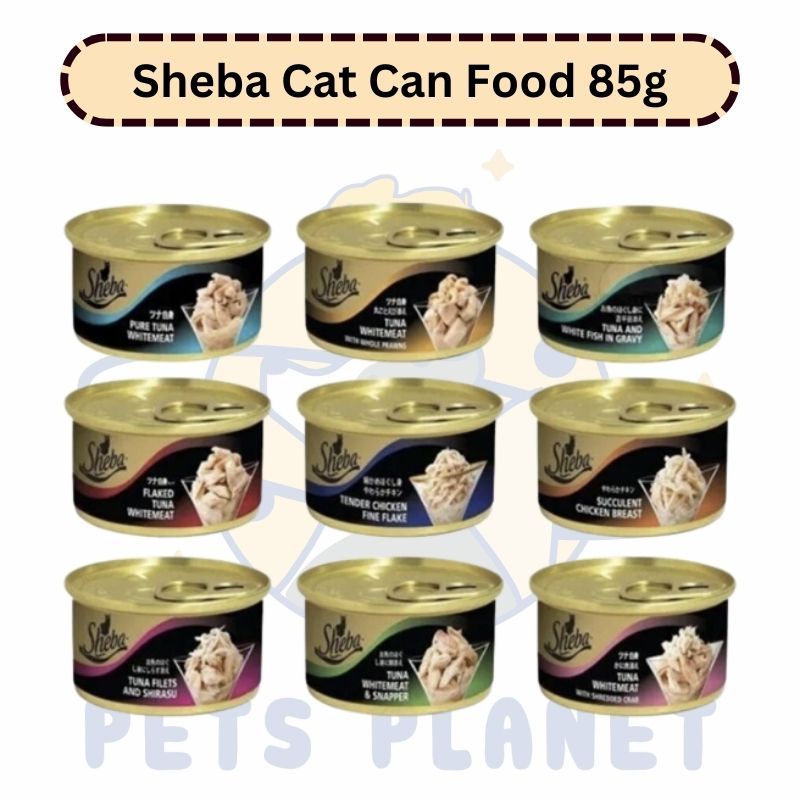 Sheba Cat Wet Food Can Food 85g Shopee Malaysia