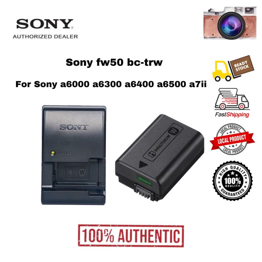 Sony Camera NP-FW50 Charger Replaces Sony NP-FW50 Charger BC-TRW