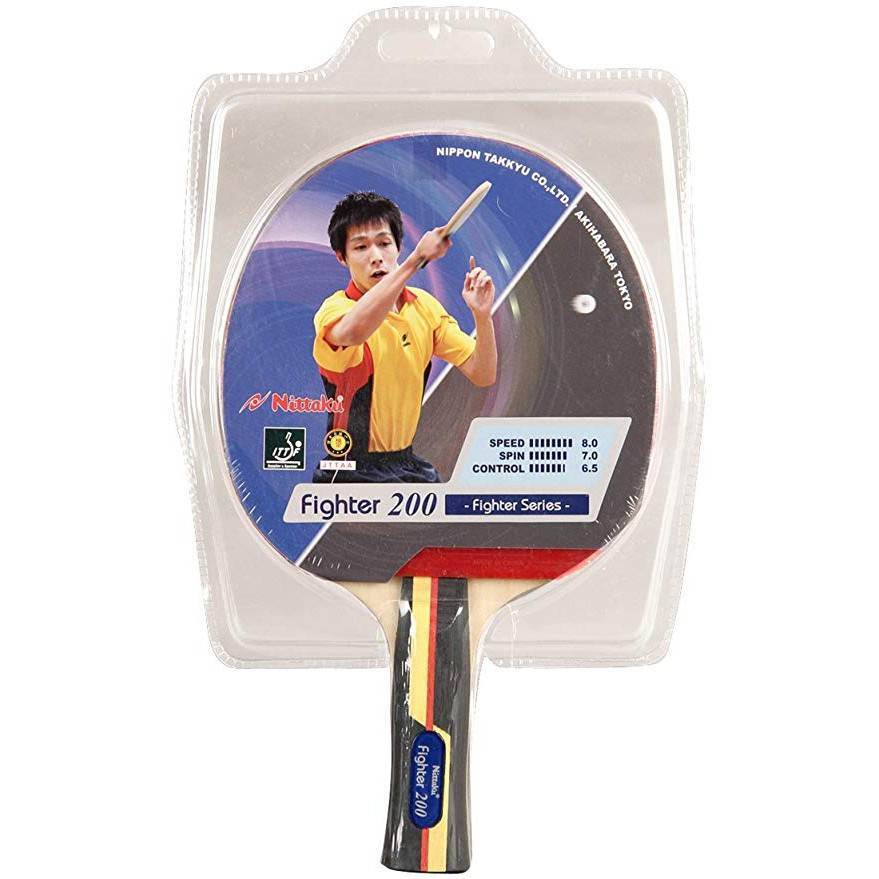 Nittaku Fighter 100 / 200 / 300 / 400 Table Tennis Ping Pong Bat ITTF