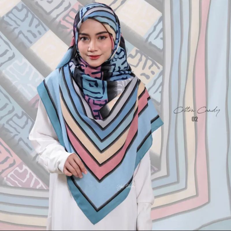 Bawal Cotton, Satin By Hijab Galeria Bidang 60' | Tudung Labuh, Bawal ...