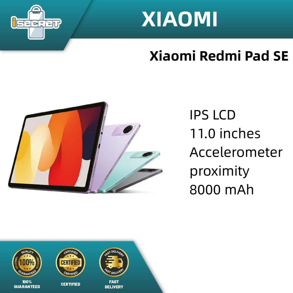 Xiaomi Redmi Pad SE 256GB 8GB RAM 11.0 IPS Display Wi-Fi Android Tablet