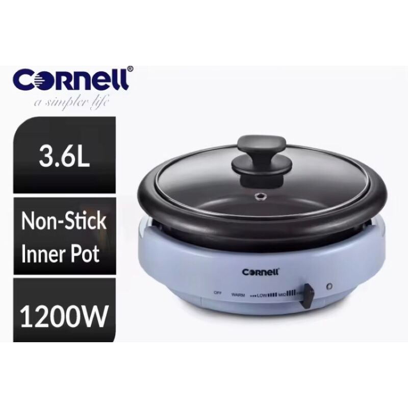 CORNELL Multi Cooker 3.6L(CMCS360X) Shopee Malaysia