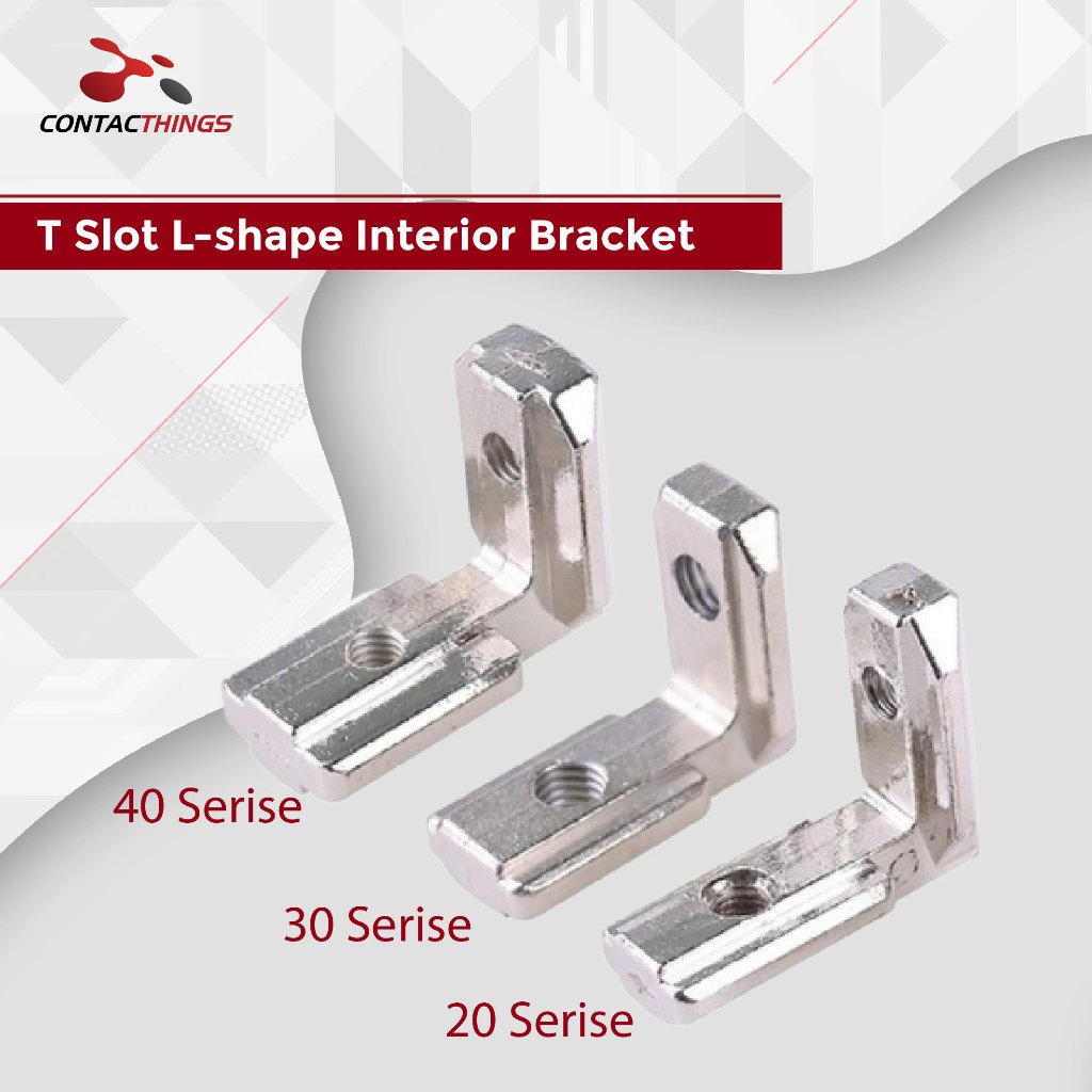 T Slot L Bracket Interior L Corner Joint Angle Bracket for Aluminum ...