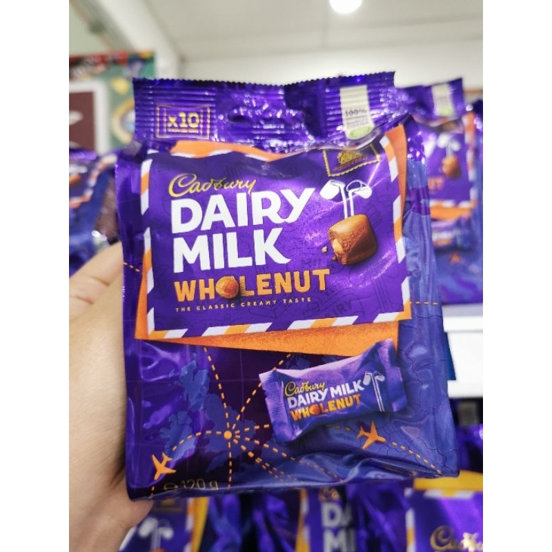 Cadbury Dairy Milk Wholenut Chunks 220g Shopee Malaysia