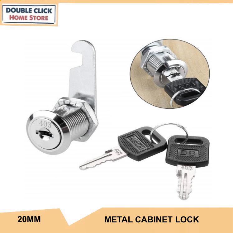 (10Pcs) 20mm Cam Lock Mailbox Drawer Cabinet Lock Cupboard Locker Kunci ...