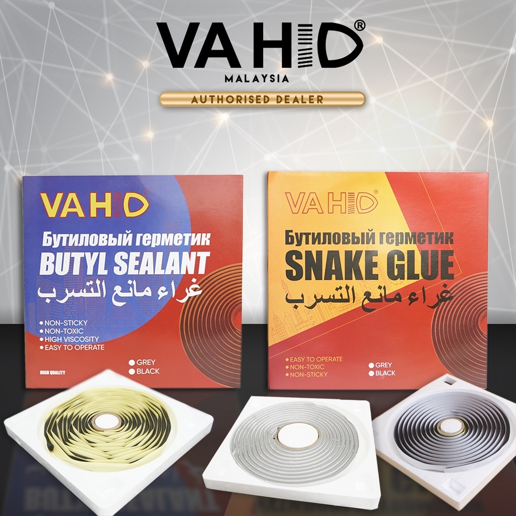 VAHID 15FT Black Grey HotMelt Adhesive Butyl Rubber Glue Headlight