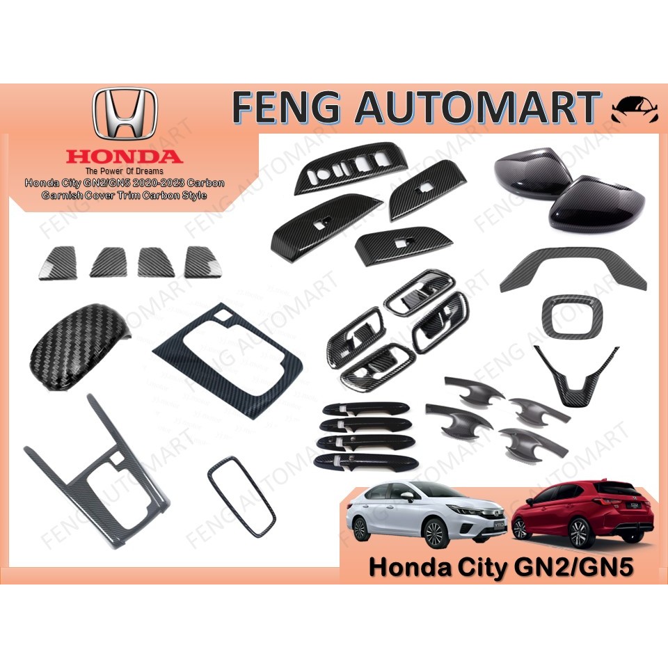Honda City GN2/GN5 20202023 Interior Accessories Carbon Fiber Parts