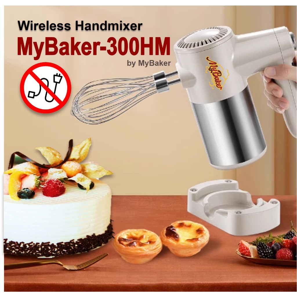 MyBaker Wireless Handmixer 300HM Shopee Malaysia