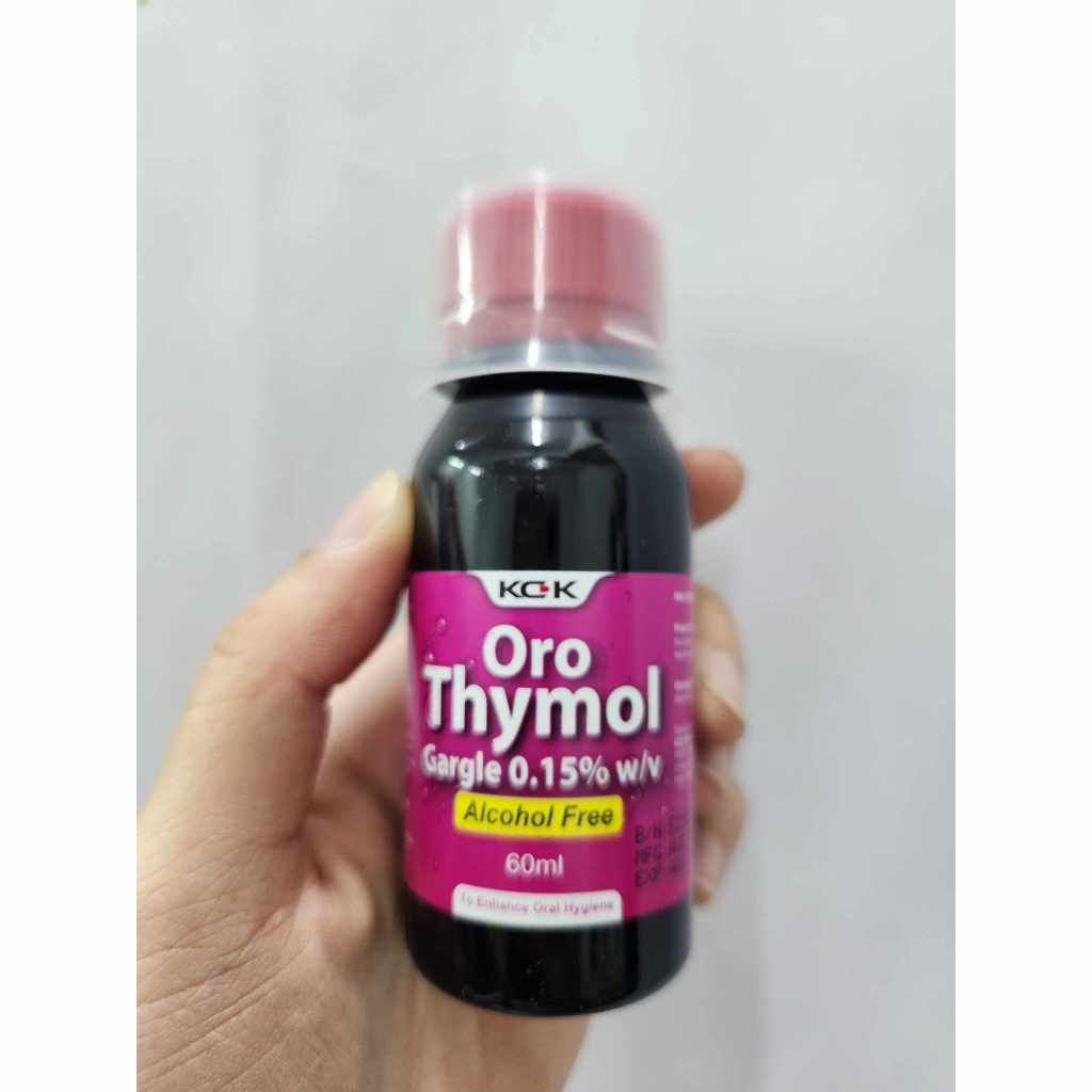 KCK ORO THYMOL GARGLE 0.15% w/v ALCOHOL FREE 60ML | Shopee Malaysia