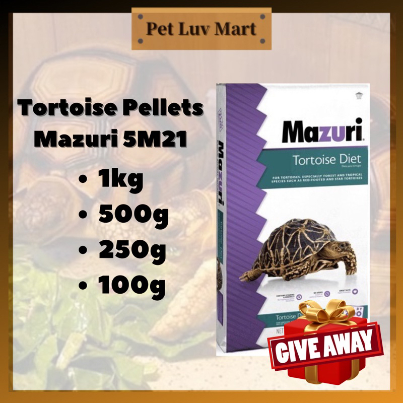 Tortoise Pellets Mazuri 5M21 1kg马祖瑞5M21陆龟粮 Makanan Kura-Kura Mazuri ...