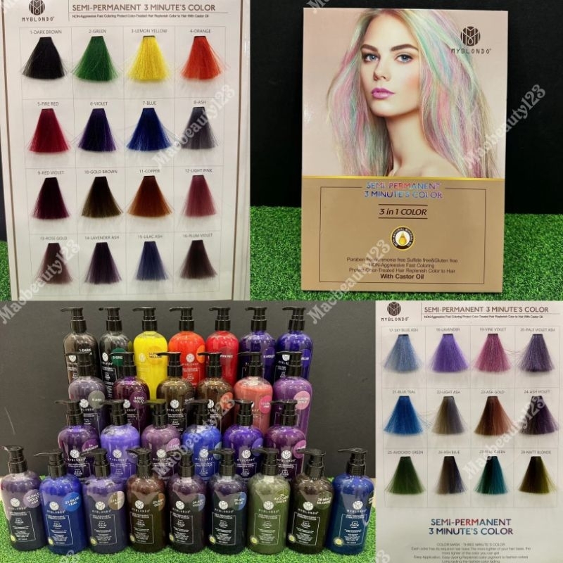 Myblondo SemiPermanent 3 Minute's Color Mask 300ml Fast Coloring
