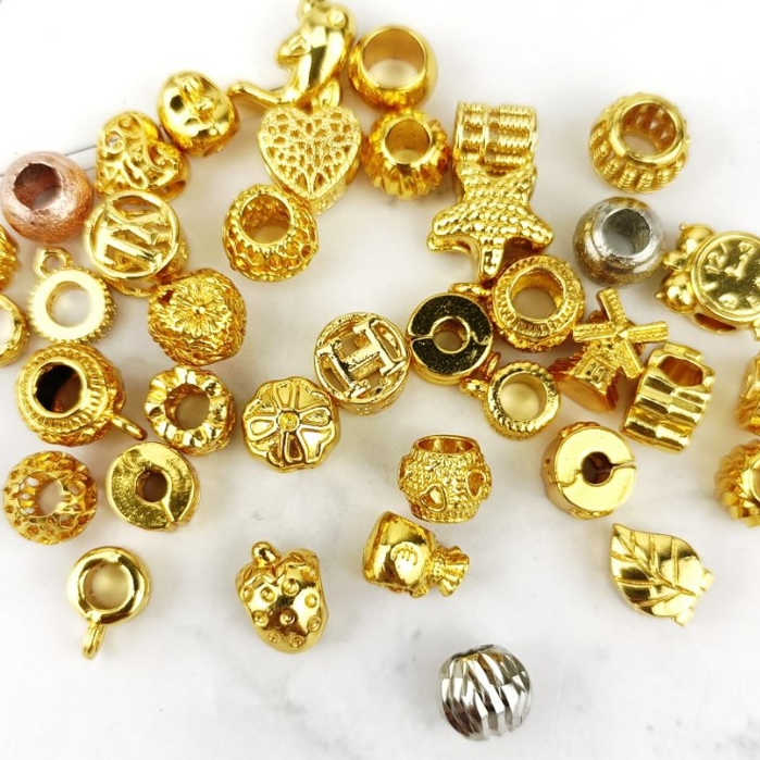 Pandora Jewelry Emas Pandora Charm Charm Gelang Emas Pandora Charm