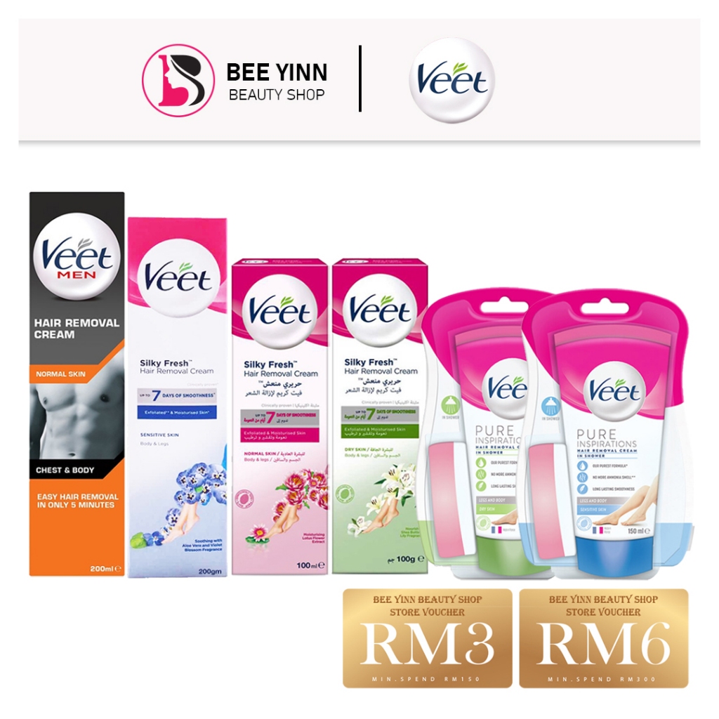 Veet Hair Removal Cream 100g150g200g For Normal Sensitive Dry Skin Men Cream 2441