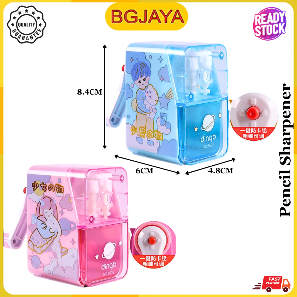 Pencil Sharpener Pencil Sharpeners Pengasah Pensil (BGJAYA) Shopee
