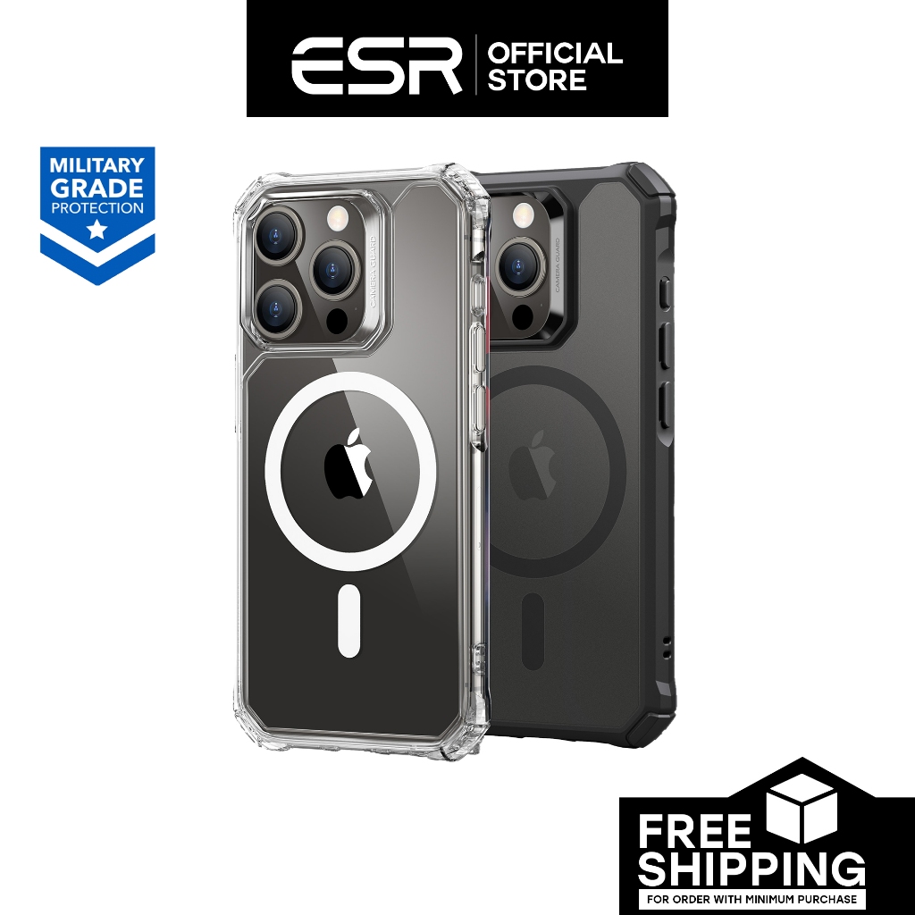 ESR Air Armor Clear Case HaloLock MagSafe Compatible with iPhone 15