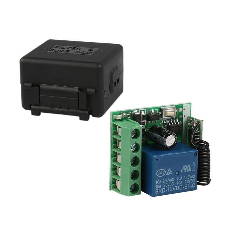 DC 12V 1CH 315MHz Universal Wireless Remote Control Switch RF Relay ...