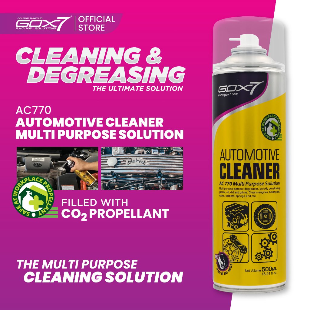 Gox7 AC770 Multi Purpose Solution Cleaner500ml Spray CleanerBrake