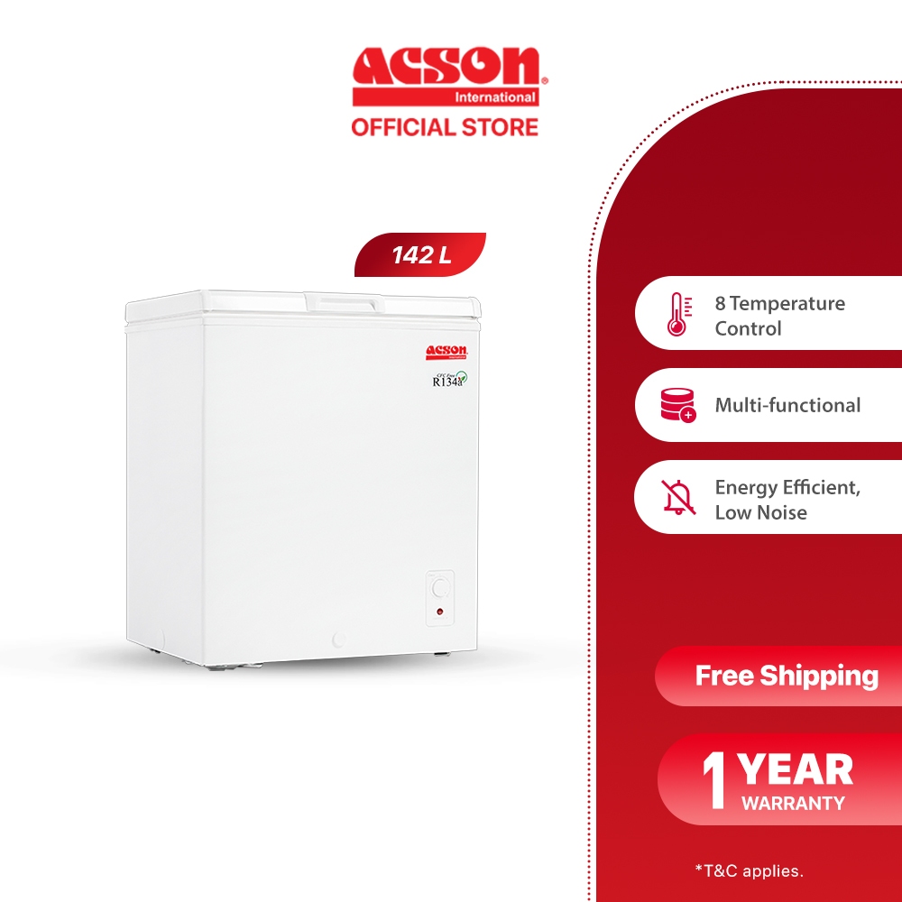 Acson Chest Freezer Small Size/Low Noise/Energy Savings (142L) ACF15G